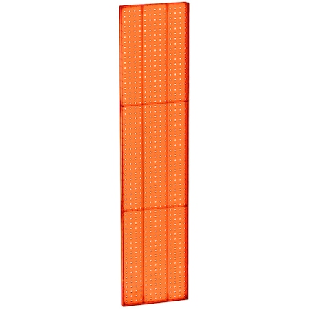 Azar Displays Pegboard Wall Panel Storage Solution, Size: 60'' x 13.5'', 2PK 771360-ORG